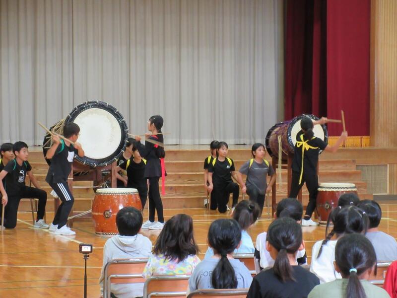 ５年生の蓮代寺太鼓